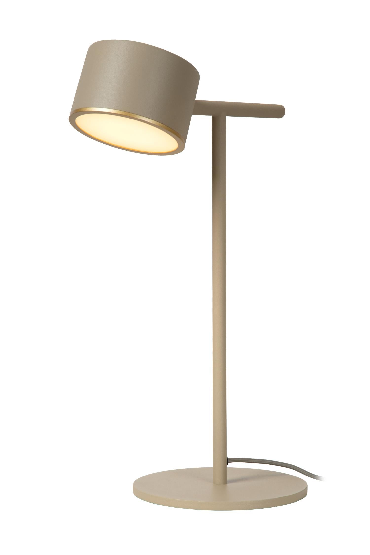 GIAN - Table lamp - LED Dimmable - 1x9W 2700K - Taupe