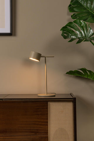 GIAN - Table lamp - LED Dimmable - 1x9W 2700K - Taupe