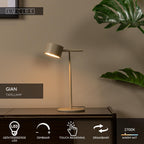 GIAN - Table lamp - LED Dimmable - 1x9W 2700K - Taupe