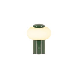 GUSTAV - Rechargeable table lamp - Battery - Ø 8 cm - LED Dimmable - 1x0.8W 2700K - Green | Essential