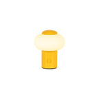 GUSTAV - Oplaadbare Tafellamp - Accu/Batterij - Ø 8 cm - LED Dimb. - 1x0,8W 2700K - Geel | Essential