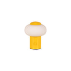 GUSTAV - Oplaadbare Tafellamp - Accu/Batterij - Ø 8 cm - LED Dimb. - 1x0,8W 2700K - Geel | Essential
