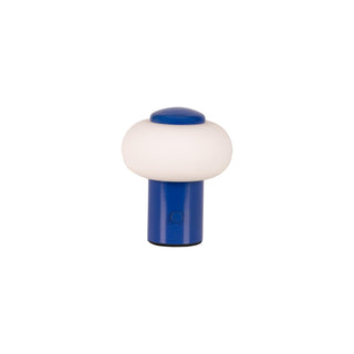 GUSTAV - Lampe de table rechargeable - Batterie/Pile - Ø 8 cm - LED Var. - 1x0,8W 2700K - Bleu | Essential