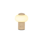 GUSTAV - Rechargeable table lamp - Battery - Ø 8 cm - LED Dimmable - 1x0.8W 2700K - Beige | Essential