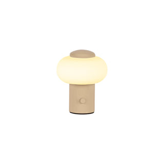 GUSTAV - Rechargeable table lamp - Battery - Ø 8 cm - LED Dimmable - 1x0.8W 2700K - Beige | Essential