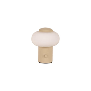 GUSTAV - Rechargeable table lamp - Battery - Ø 8 cm - LED Dimmable - 1x0.8W 2700K - Beige | Essential