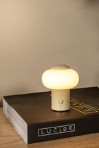 GUSTAV - Rechargeable table lamp - Battery - Ø 8 cm - LED Dimmable - 1x0.8W 2700K - Beige | Essential
