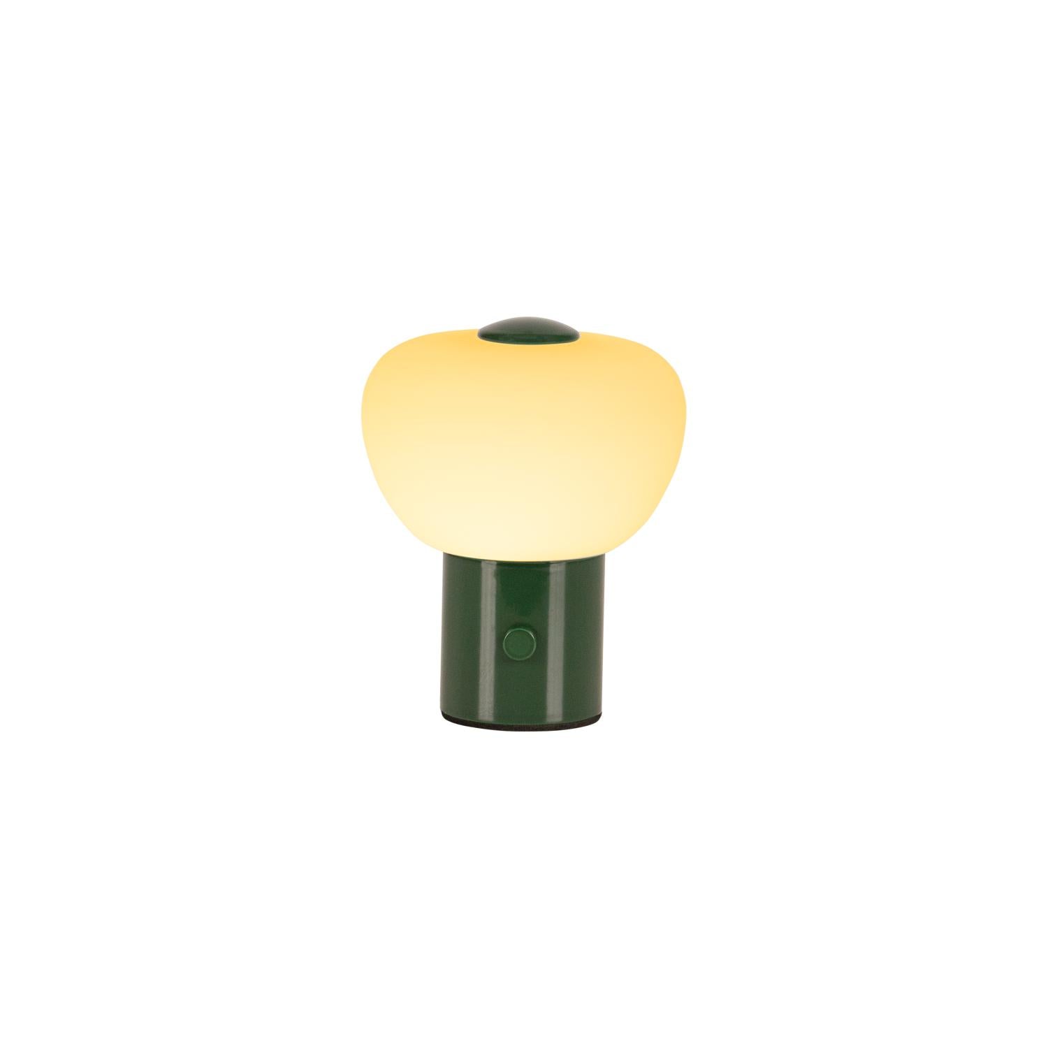 GUSTAV - Lampe de table rechargeable - Batterie/Pile - Ø 8 cm - LED Var. - 1x0,8W 2700K - Vert | Essential