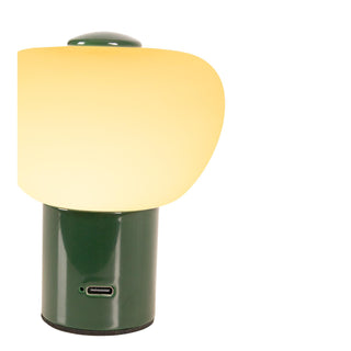 GUSTAV - Lampe de table rechargeable - Batterie/Pile - Ø 8 cm - LED Var. - 1x0,8W 2700K - Vert | Essential