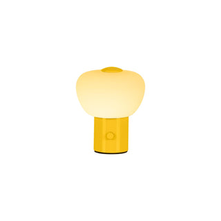 GUSTAV - Oplaadbare Tafellamp - Accu/Batterij - Ø 8 cm - LED Dimb. - 1x0,8W 2700K - Geel | Essential