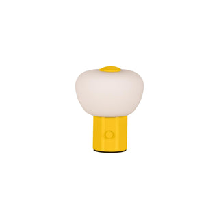 GUSTAV - Oplaadbare Tafellamp - Accu/Batterij - Ø 8 cm - LED Dimb. - 1x0,8W 2700K - Geel | Essential