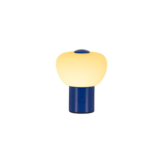 GUSTAV - Lampe de table rechargeable - Batterie/Pile - Ø 8 cm - LED Var. - 1x0,8W 2700K - Bleu | Essential