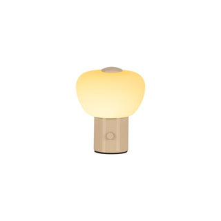 GUSTAV - Oplaadbare Tafellamp - Accu/Batterij - Ø 8 cm - LED Dimb. - 1x0,8W 2700K - Beige | Essential