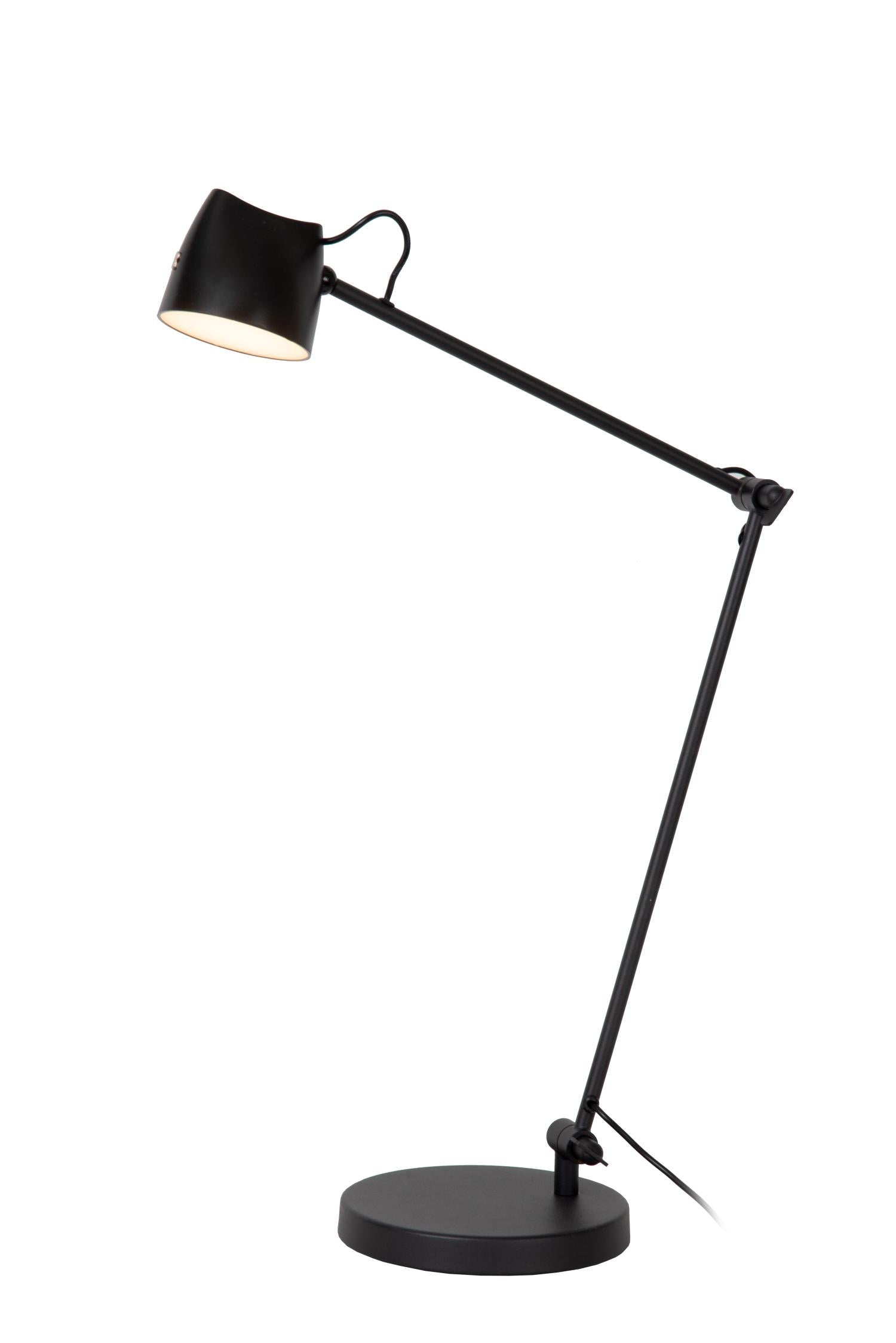 MILNE - Leeslamp - LED Dimb. - 1x8W 2700K - Zwart