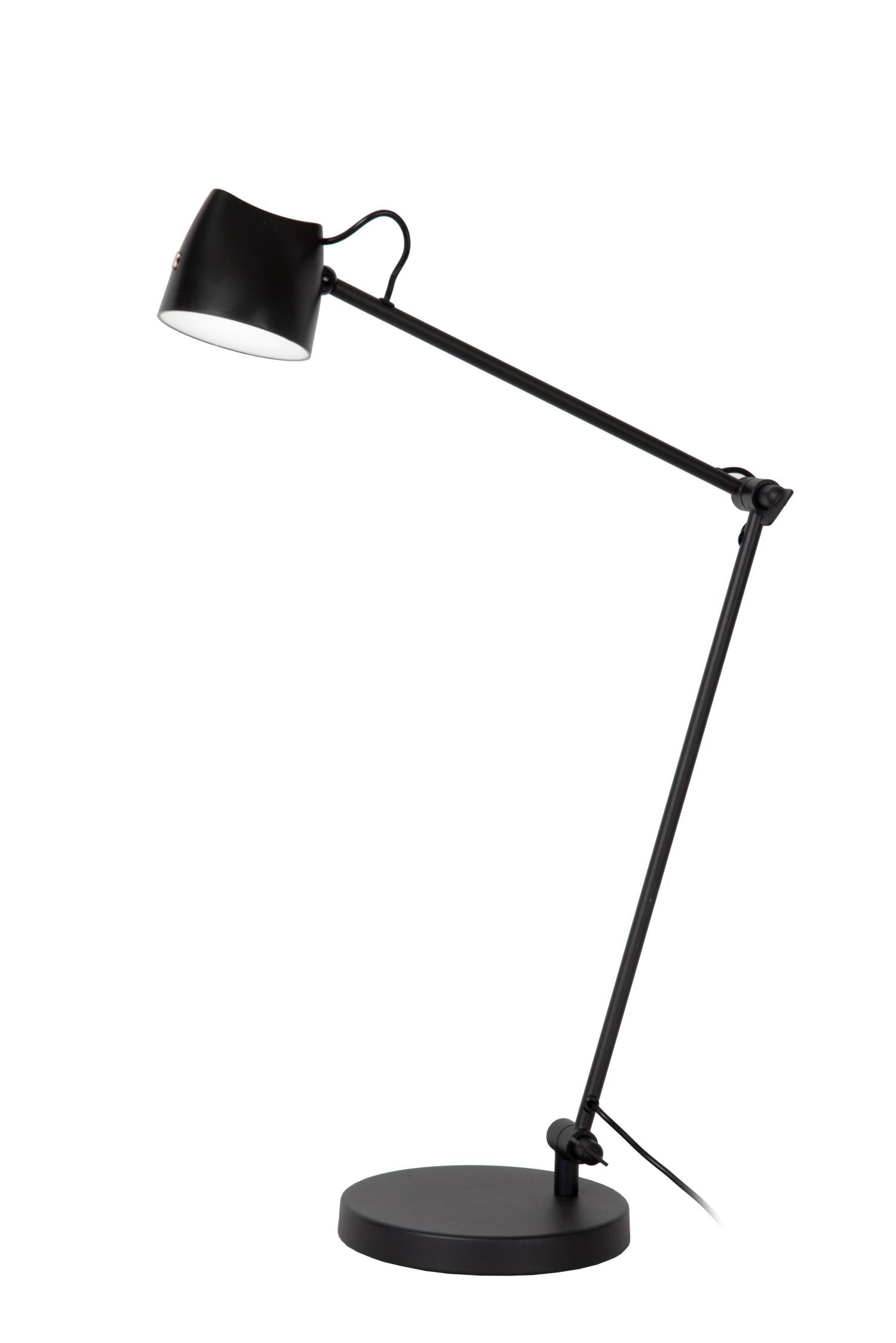 MILNE - Leeslamp - LED Dimb. - 1x8W 2700K - Zwart