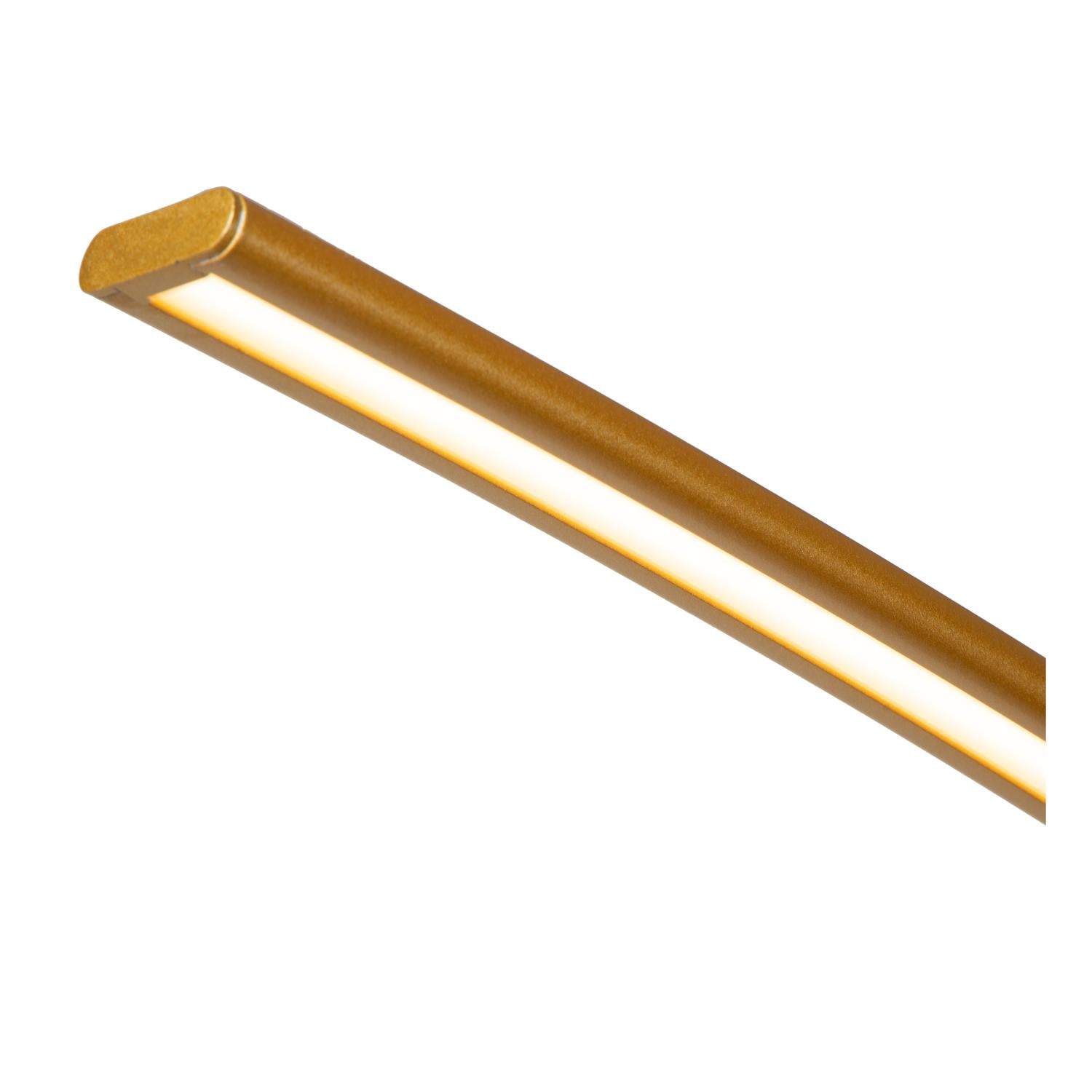 CURVE - Booglamp - LED Dimb. - 1x15W 2700K - Mat Goud / Messing