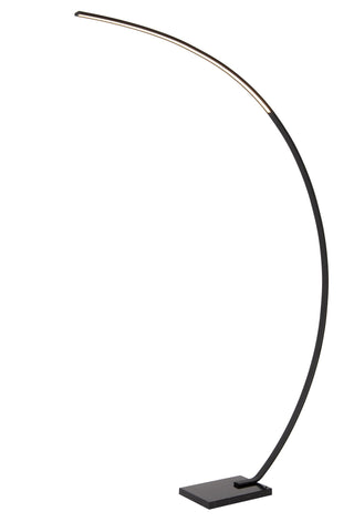 CURVE - Lampadaire arqué - LED Var. - 1x15W 2700K - Noir