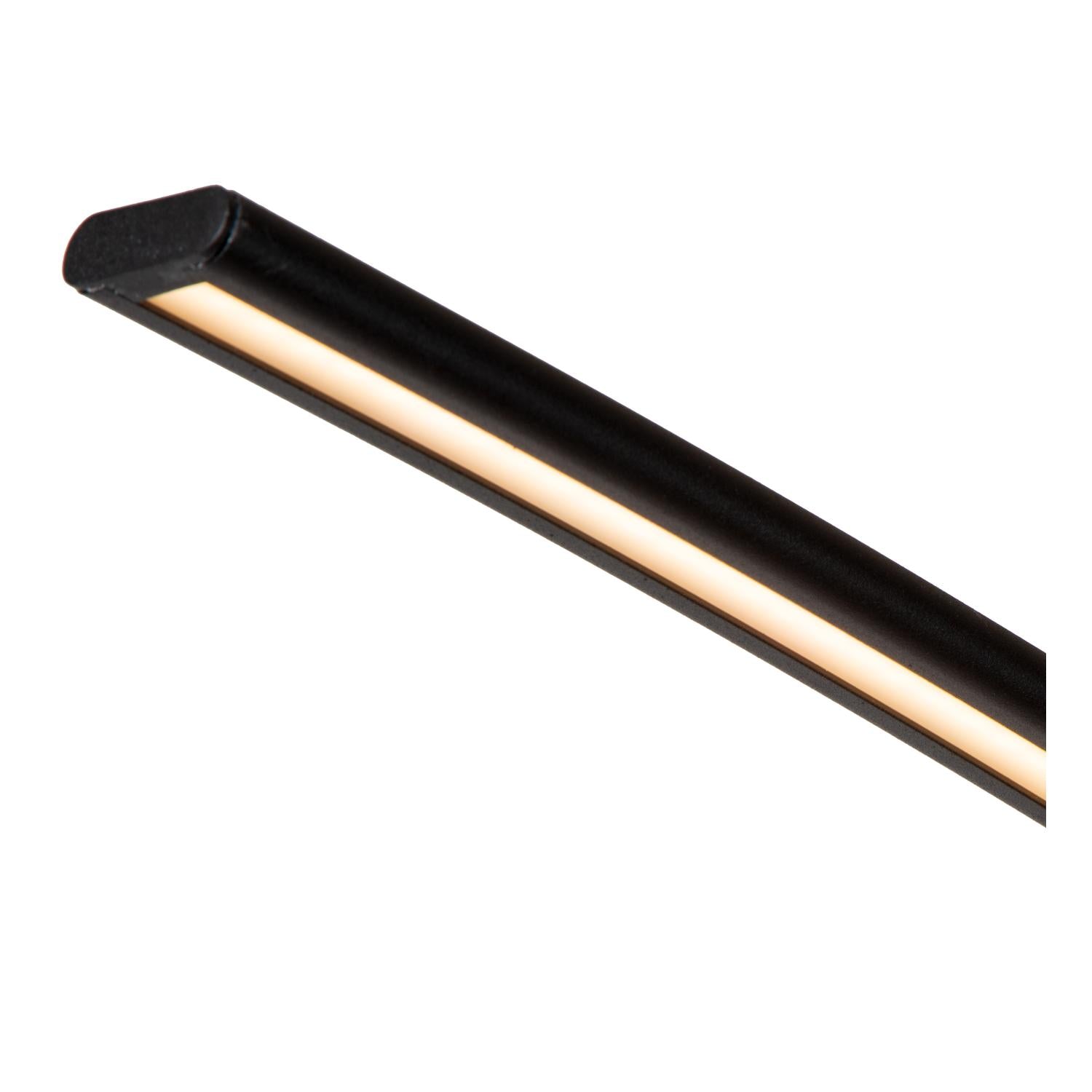 CURVE - Lampadaire arqué - LED Var. - 1x15W 2700K - Noir