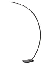 CURVE - Lampadaire arqué - LED Var. - 1x15W 2700K - Noir