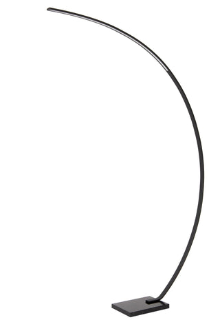 CURVE - Lampadaire arqué - LED Var. - 1x15W 2700K - Noir