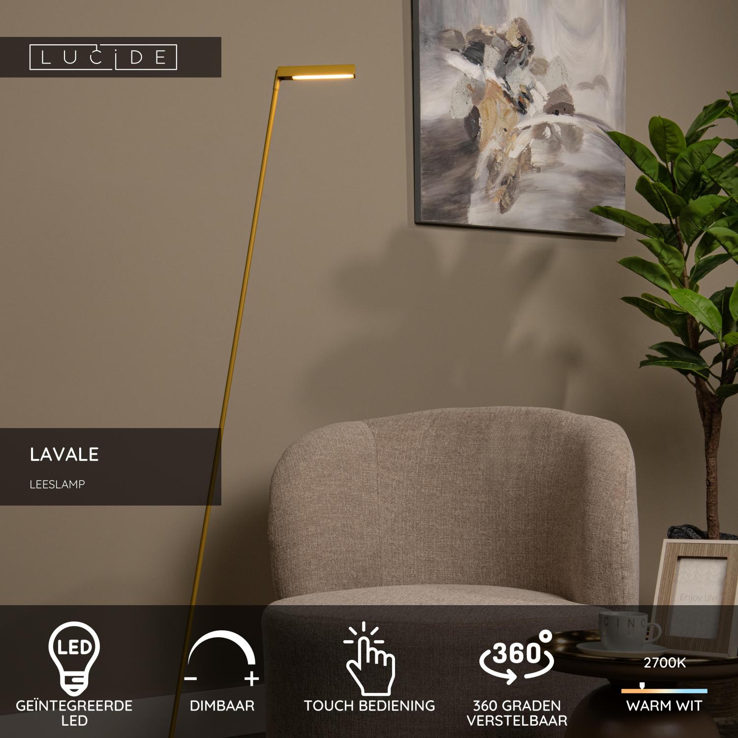LAVALE - Liseuse - LED Var. - 1x3W 2700K - Ocre