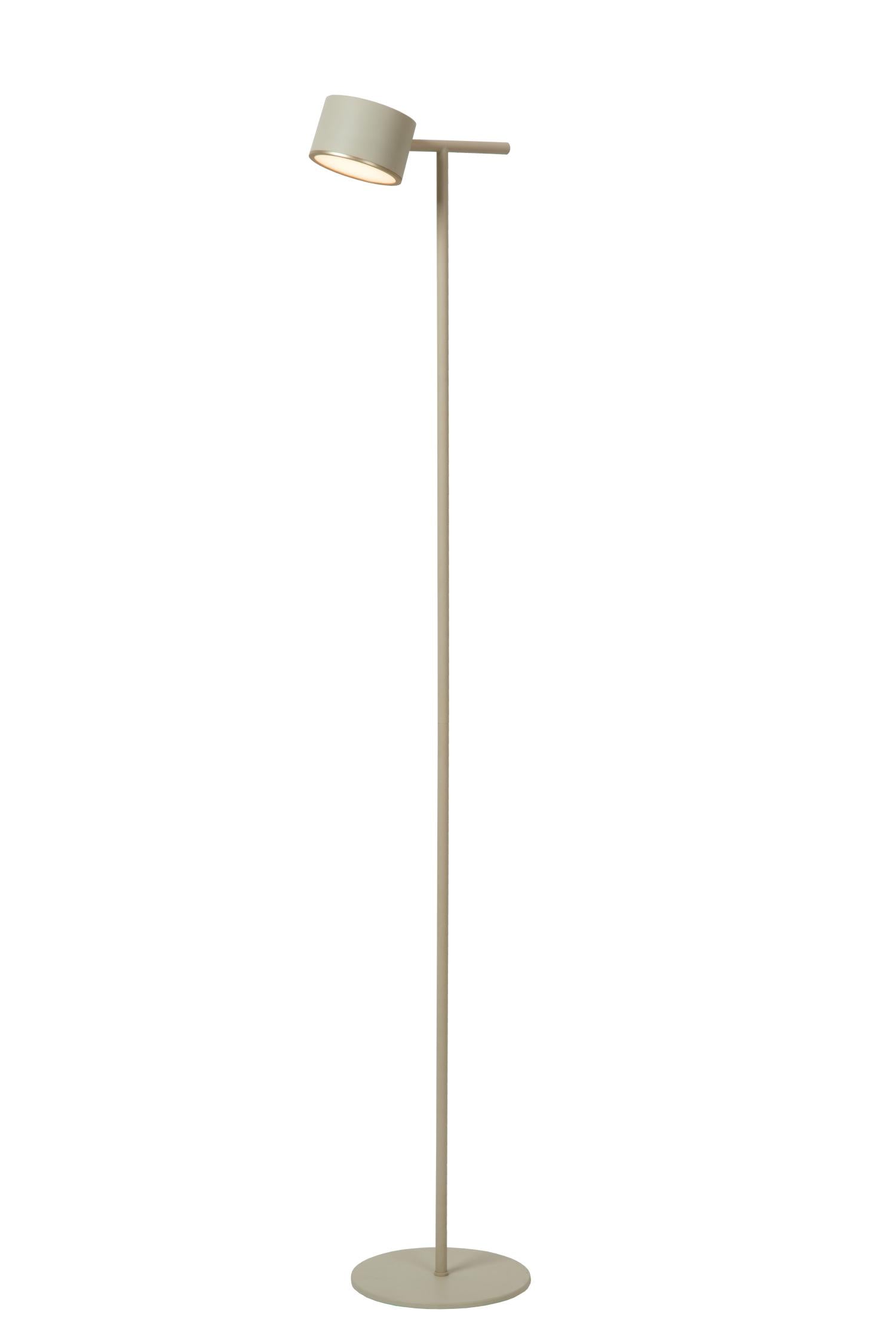 GIAN - Floor lamp - LED Dimmable - 1x9W 2700K - Taupe