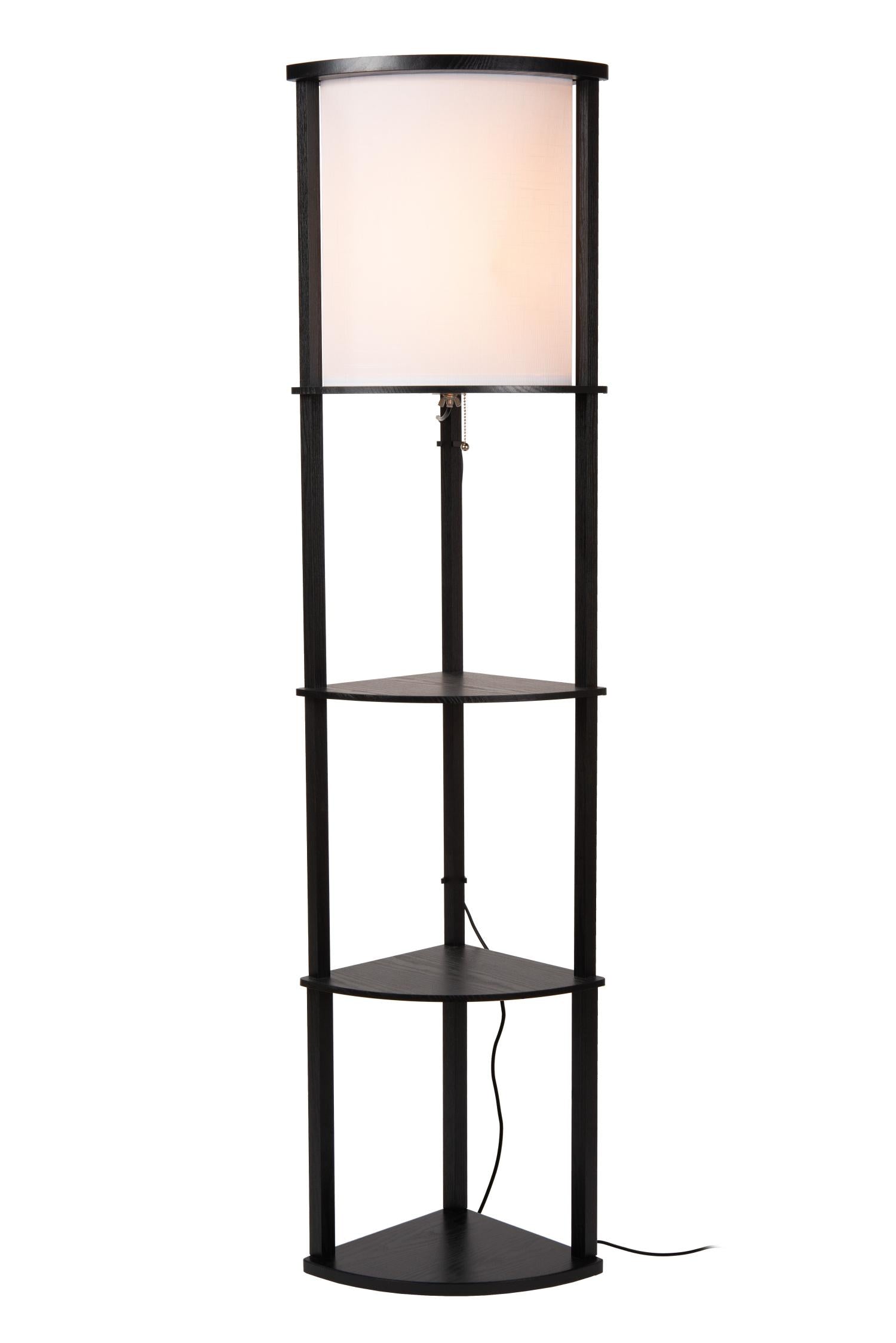 MENNO - Lampadaire - 1xE27 - Noir