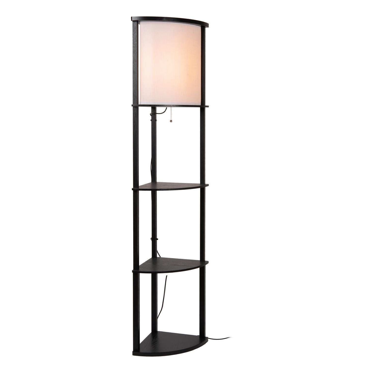 MENNO - Lampadaire - 1xE27 - Noir