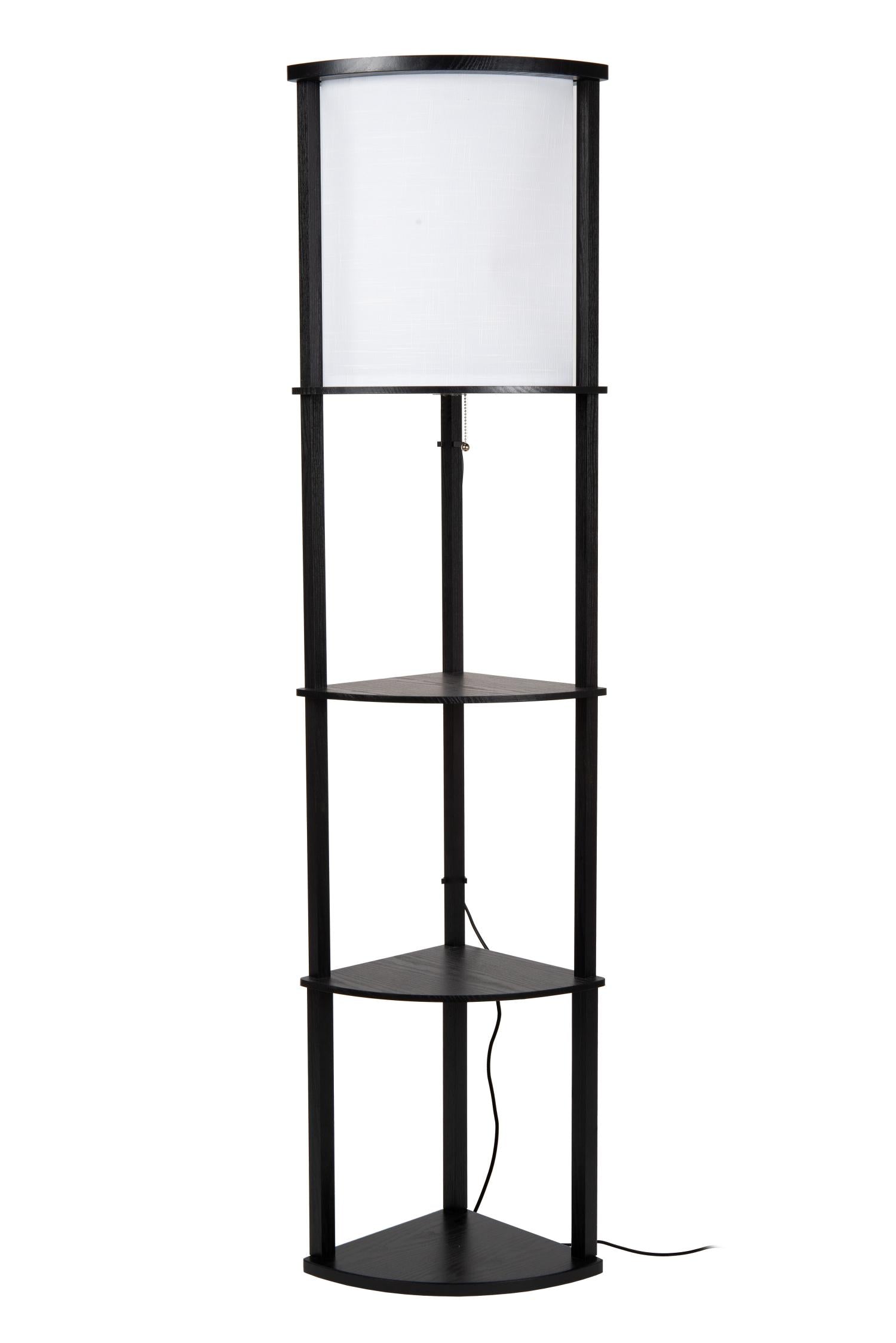 MENNO - Lampadaire - 1xE27 - Noir