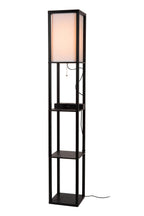 MENNO - Lampadaire - 1xE27 - Avec chargeur sans fil - Noir