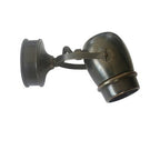 Wandlamp buiten Micro ON Round Base, brons