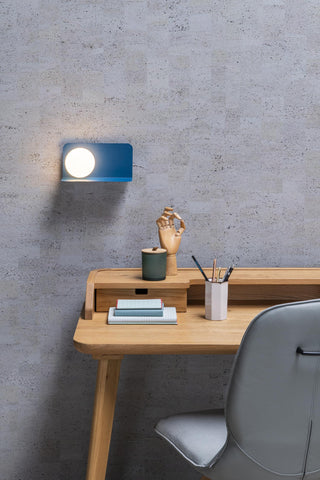 BONNI - Applique murale - 1xG9 - Bleu pastel