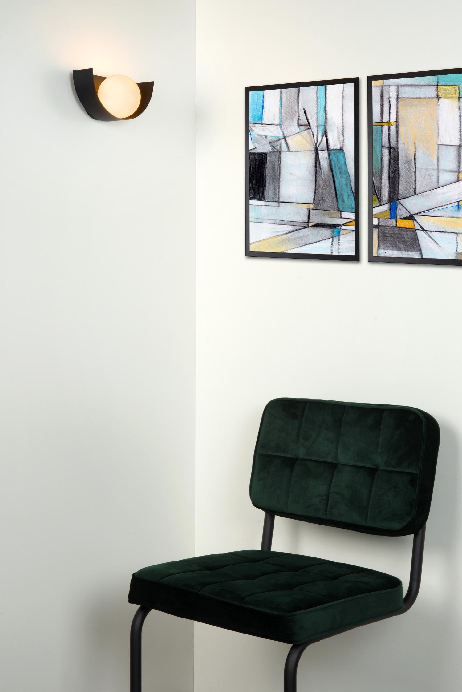 BENNI - Wandlamp - 1xG9 - Zwart
