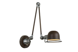 HONORE - Wandlamp - 1xE14 - Roest bruin