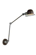 HONORE - Wandlamp - 1xE14 - Roest bruin