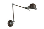 HONORE - Wandlamp - 1xE14 - Roest bruin