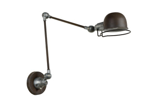 HONORE - Wandlamp - 1xE14 - Roest bruin