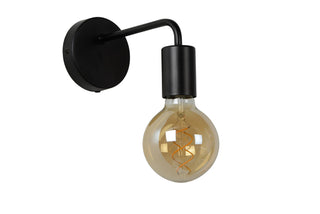 SCOTT - Wandlamp - 1xE27 - Zwart