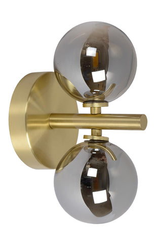 TYCHO - Wandlamp - 2xG9 - Mat Goud / Messing