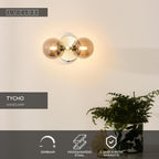 TYCHO - Wandlamp - 2xG9 - Mat Goud / Messing