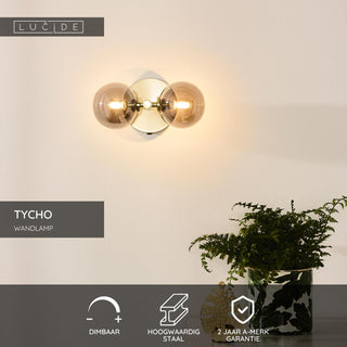 TYCHO - Wandlamp - 2xG9 - Mat Goud / Messing