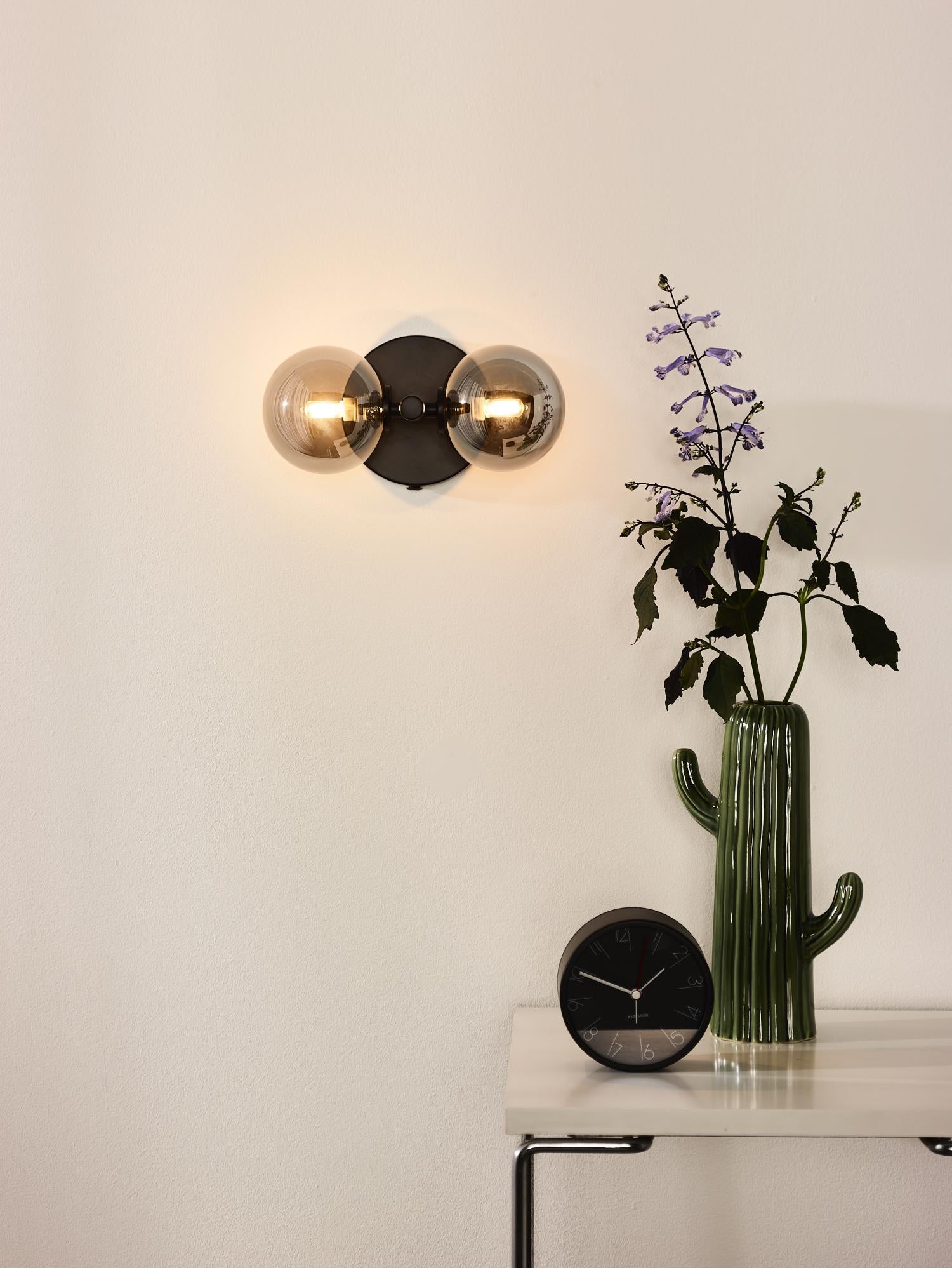 TYCHO - Wandlamp - 2xG9 - Zwart