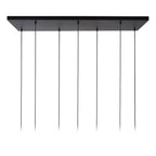 MALOTO - Pendant light - 7xE27 - Amber