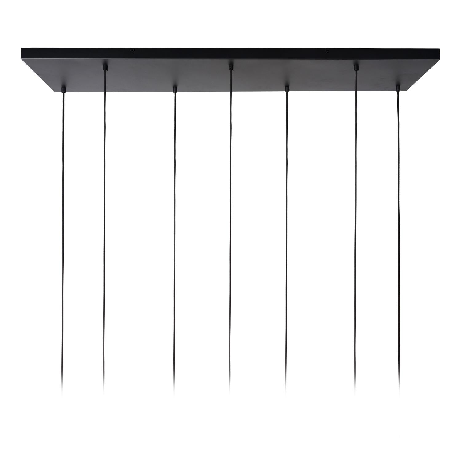 MALOTO - Pendant light - 7xE27 - Amber