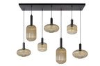 MALOTO - Pendant light - 7xE27 - Amber