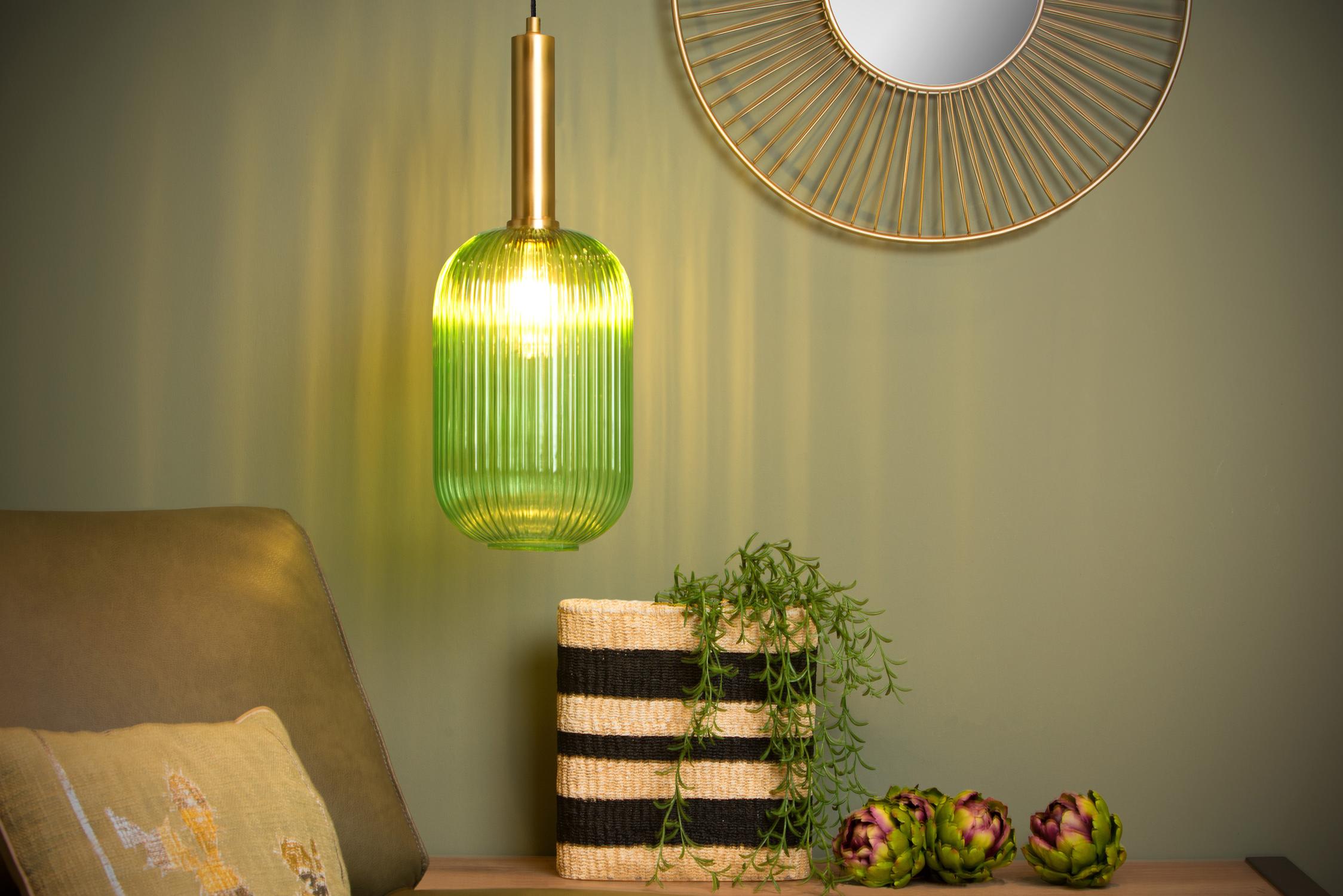 MALOTO - Hanglamp - Ø 20 cm - 1xE27 - Groen