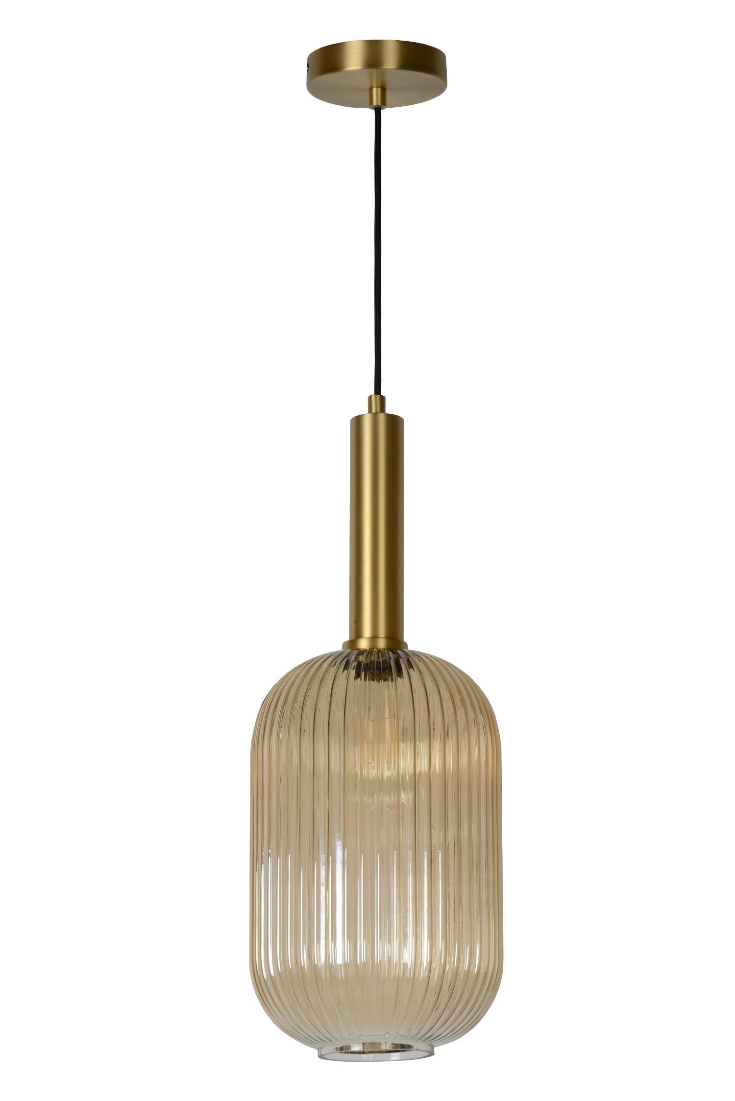 MALOTO - Hanglamp - Ø 20 cm - 1xE27 - Amber