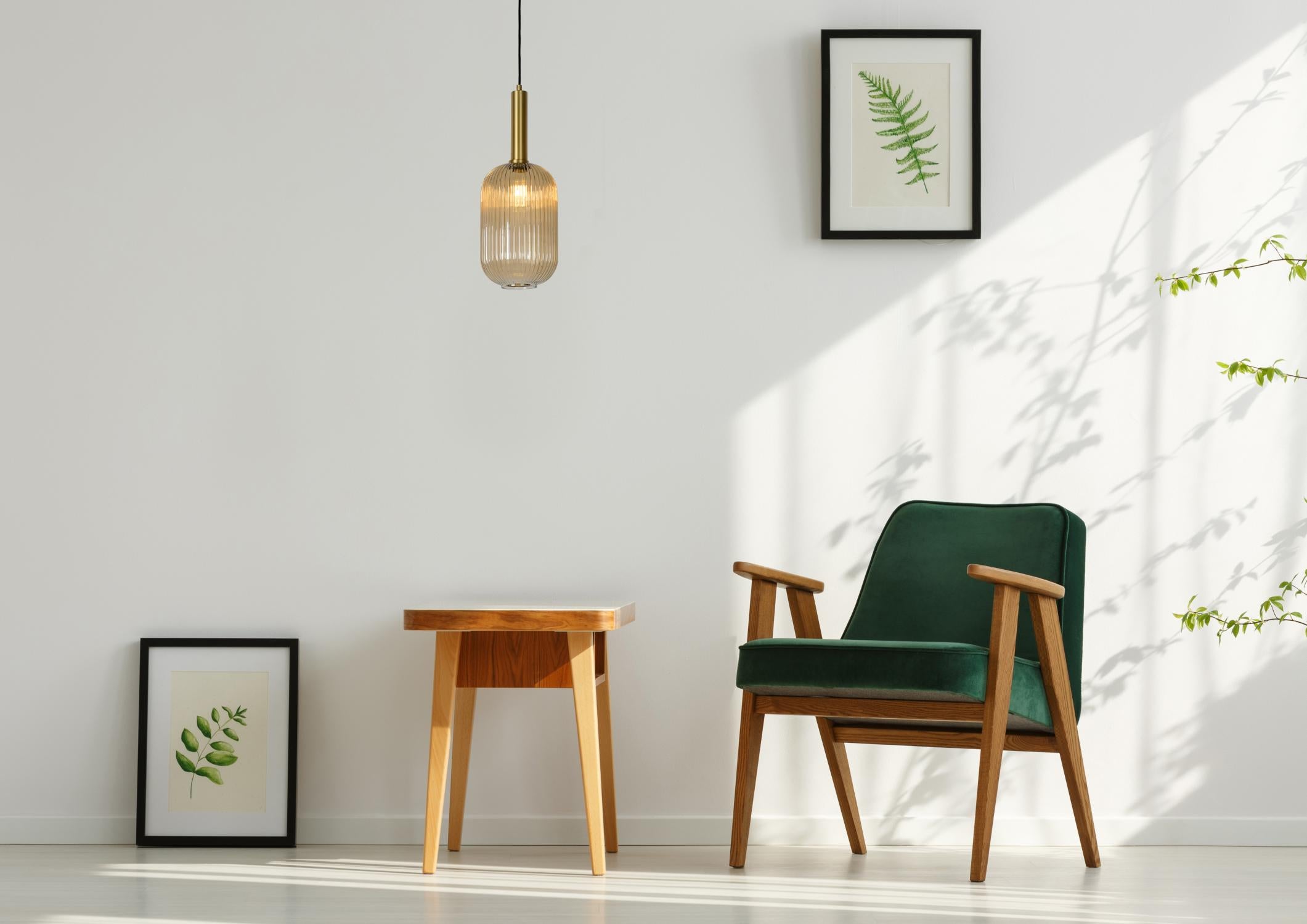 MALOTO - Hanglamp - Ø 20 cm - 1xE27 - Amber