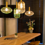 MALOTO - Hanglamp - Ø 20 cm - 1xE27 - Amber
