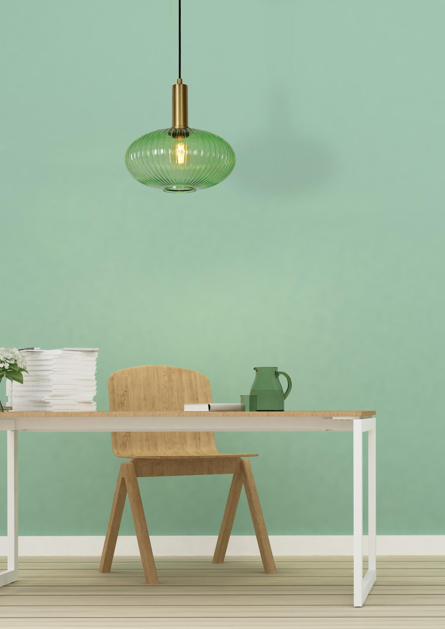 MALOTO - Hanglamp - Ø 30 cm - 1xE27 - Groen